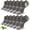 B-Gery, variant on 6 Pairs Bamboo Ankle Socks for Men, Wide Forefoot Athletic Running Breathable Low Cut Socks, Black Men Socks Size 10-13