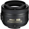 thumbnail image 2 of Nikon Nikkor 35mm Lens f/1.8G AF-S, DX (#2183), 2 of 6