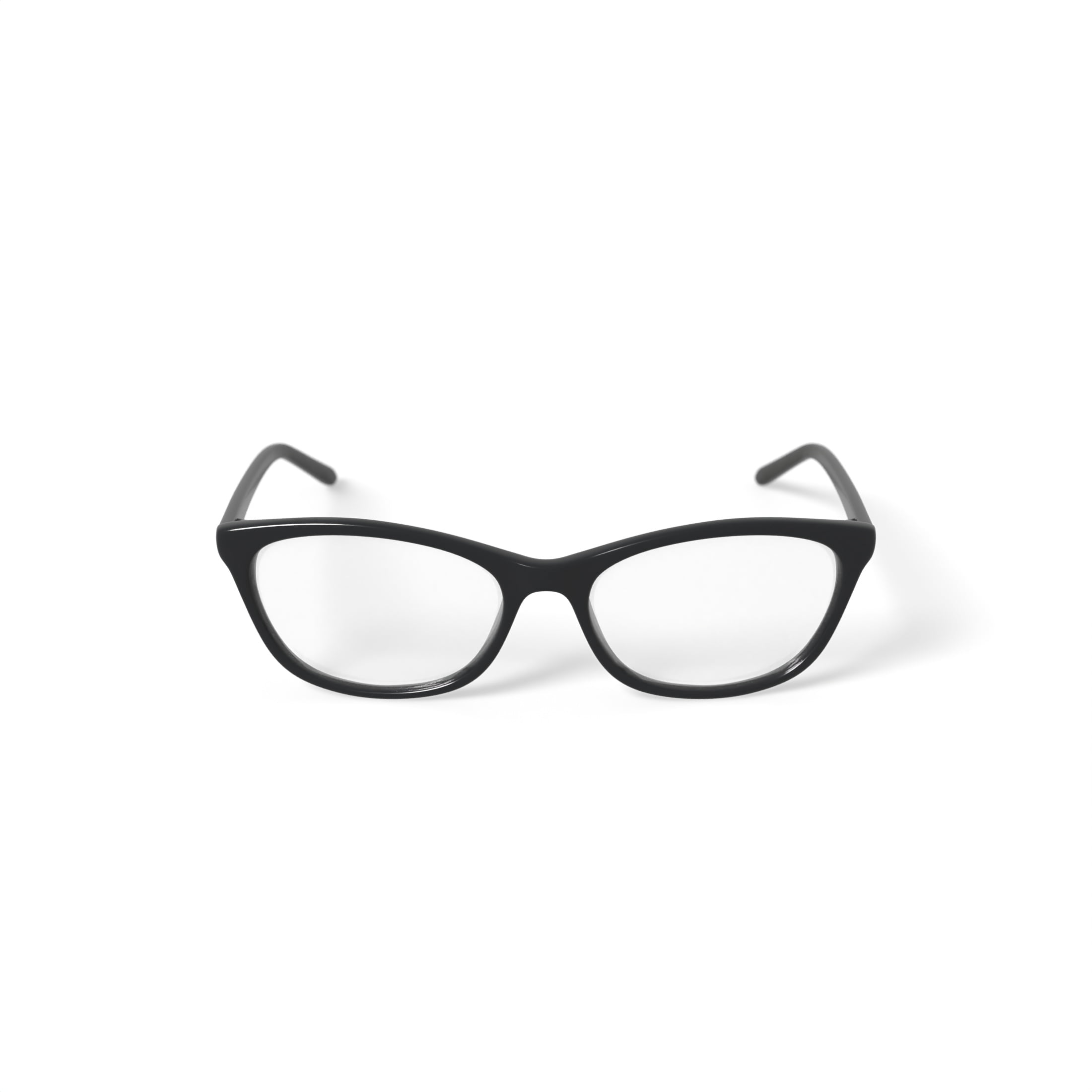 Walmart Women's FM14093 Cat Eye Prescription Eyeglasses with Case, Black