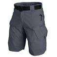 thumbnail image 2 of LISTHA Mens Tactical Shorts 11" Waterproof Hiking Fishing Breathable Quick Dry Cargo Short Shorts Regular Gray 3XL, 2 of 7