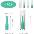 thumbnail image 3 of 4 PCS Silicone Contact Lens Inserter Remover Plunger Hard Lens Remover Holder Contact Lens Applicator Cup Soft Contact Lens Removal Tool Suction Stick for Soft Lenses, 3 of 8