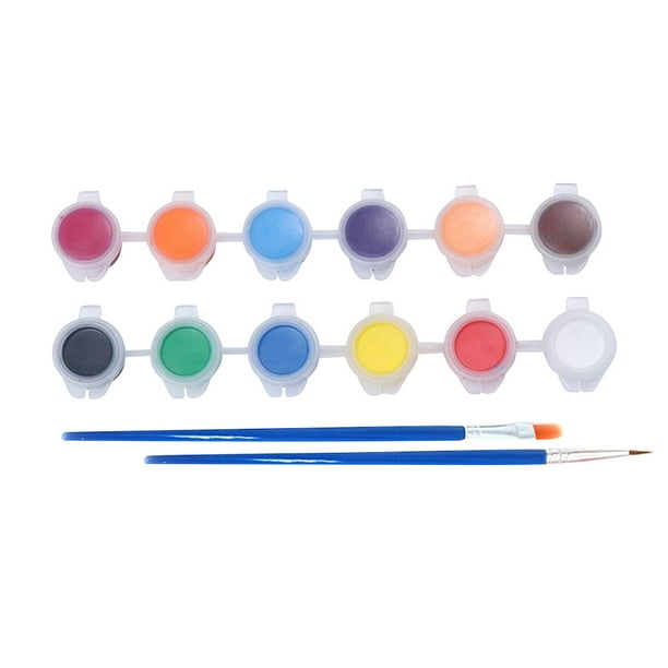 1 Set de 12 colores pintura acrílica pintada a mano pigmento pintura pintura para niños