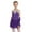 Purple, variant on Miutii Kids Girls Figure Ice Skating Dress Ballet Dance Gymnastics Leotards Dresses with Gloves for Competition Costume Black 6