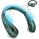 thumbnail image 1 of Portable Neck Fan, 5000mAh Foldable Neck Fan Hands Free Wearable Leafless Fan Silent Bladeless 360 Cooling, 1 of 4
