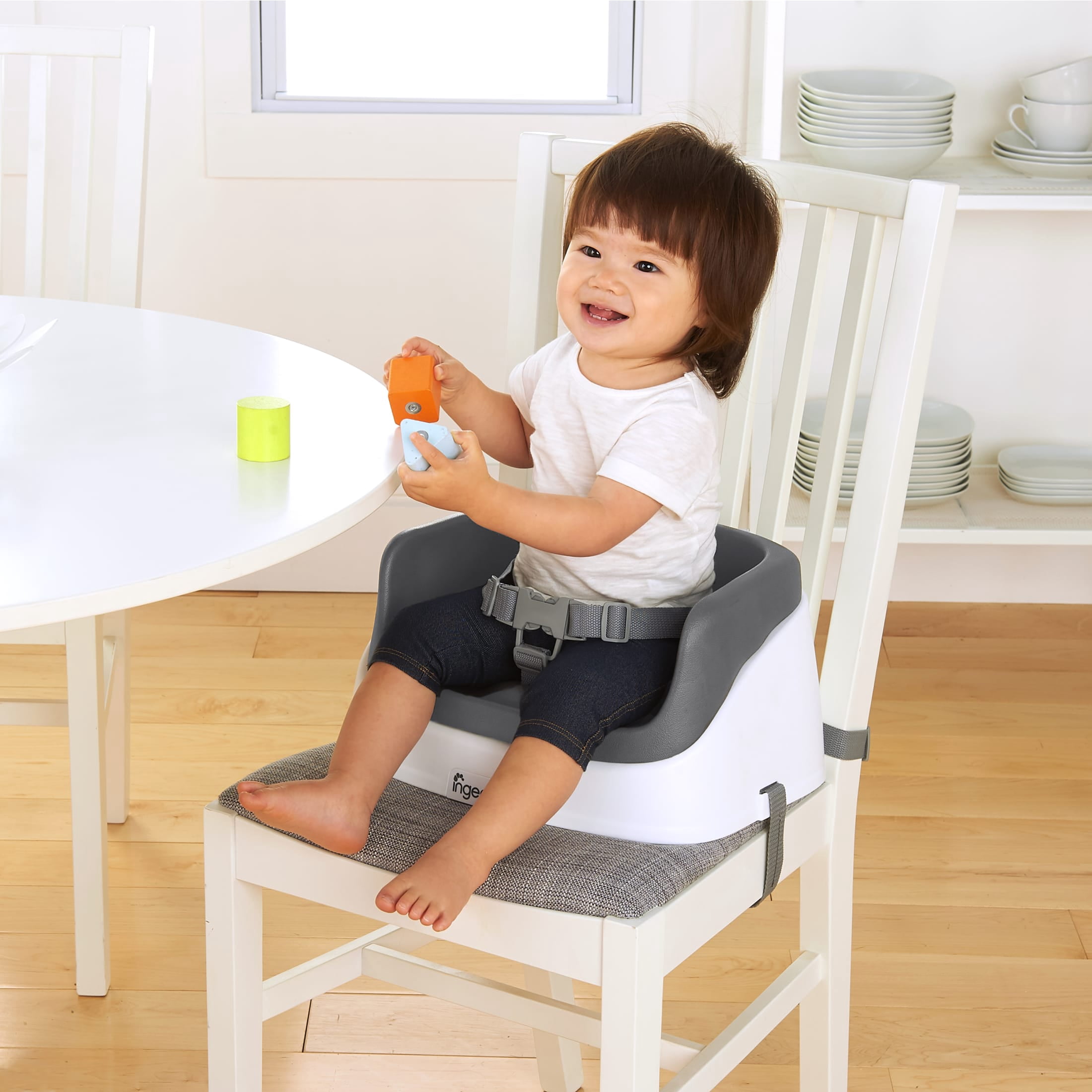 Ingenuity SmartClean Toddler Booster Seat - Slate