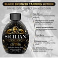 thumbnail image 5 of Loción bronceadora The Sicilian 200X Black Bronzer Dark Tan 400 ml, 5 of 5
