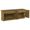 thumbnail image 3 of Florence 4-door Dining Sideboard Buffet Cabinet Rustic Honey, 3 of 12