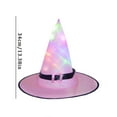 thumbnail image 2 of Less Than 5 Event & Party Halloween Hat Witch Hat Scene Layout LED Lights String Hat Party Supplies Witch Hat, 2 of 3
