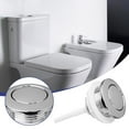 VIVIDCRAFT Bathroom Toilet Push Button Single Flush Button Toilet 2024