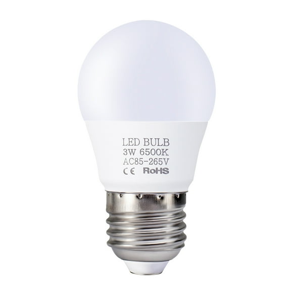 3W LED Bulbs E27 Light Bulbs Energy Saving White Light 6000-6500K High Brightness Lamp for Bedroom Living Room 85V-265V