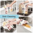 thumbnail image 2 of Yayeee 6 Pack Kitchen Dish Cloths Set for Washing Soft Drying Absorbent Microfiber Towels, Beige Jam Jars, 2 of 9