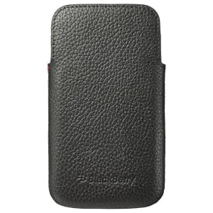 UPC 802975859771 product image for BlackBerry Pocket - Pouch for cell phone - genuine leather - black - for BlackBe | upcitemdb.com