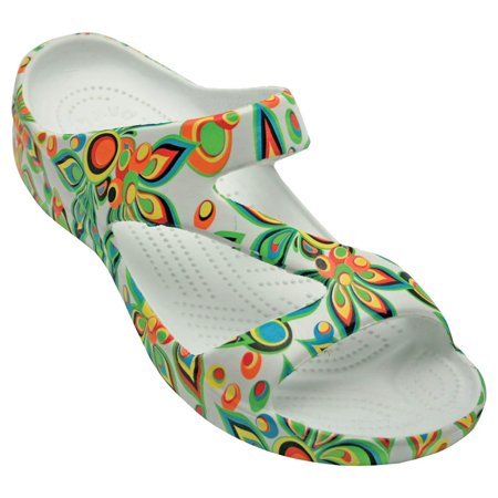 

DAWGS Women s Loudmouth Z Sandals - Shagadelic White
