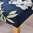 thumbnail image 2 of Chair Covers for Dining Room Printed Dining Chair Covers (Idyllic Flower Blue, 6 PCS), 2 of 6