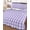 Purple, Lilac, White, variant on Quilt King Size Bedding Set, Buffalo Plaid Reversible Summer Quilt 3 Pieces, Farmhouse Black White Checkered Vintage Rustic Lightweight Bedspreads Coverlets with 2 Pillow Shams for All Seasons