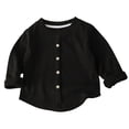 thumbnail image 4 of XYAIYT Girls Knitted Cardigan Casual Loose Long Sleeve Coat for Kids Button Down Fall Spring Jackets, 4 of 6