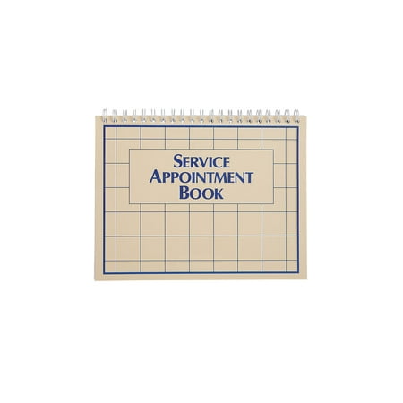 SSWBasics Service Appointment Book - 11"W x 8 1/2"H