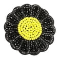 thumbnail image 1 of Hierro de cristal / Coser en  Apliques Ropa Bolsa 7cm negro Hugo  Aplique de parche de diamantes de imitación, 1 of 7