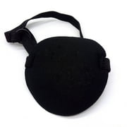 Aibecy Single Eye Adjustable Soft Comfortable 3D Eye Patch Single Eye Cover for Adult Kids Black