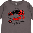 thumbnail image 4 of Inktastic My Papa Loves Me with Cute Ladybugs Boys or Girls Long Sleeve Toddler T-Shirt, 4 of 5