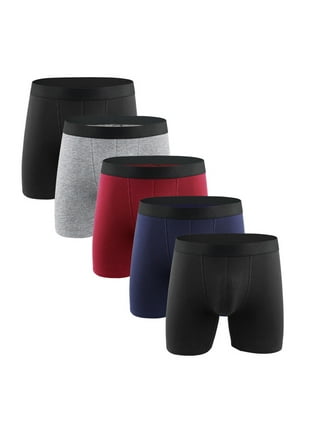 Mens Briefs Underpants, Moisture Wicking, Sweat and Chafing Control,  Stretchy Seamless Trunks, Mens Prevent Thigh Chafe Underwear Pants,  Exercise