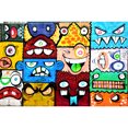 thumbnail image 1 of Cuadros Decorativos 1000 piezas DIY rompecabezas de papel Graffiti imagen juguetes habitación decoración regalos Wdftyju embutido en tela, 1 of 9
