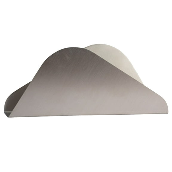 Stainless Steel Tissue Stand Metal Napkin Holder Dispenser Display Rack for Home Kitchen Bathroom Restaurant and Bar Countertop Supplies