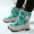 thumbnail image 2 of Otqutp Kids' Tie Dye Snow Boots Insulated Waterproof Faux Fu𝗿 Lined Warm Anti-Slip Winter Shoes for Boys Girls Outdoor, 2 of 9