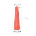 thumbnail image 2 of Uxcell 2mm to 4.2mm Solid Silicone Rubber Tapered Plug Red for Powder Coating, Painting,50 Pack, 2 of 5