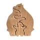 thumbnail image 1 of Padres Y Bebés Adornos De Animales De Madera Decoración De Escritorio Regalo Del Día De La Madre Scienceny HA043854-01, 1 of 6