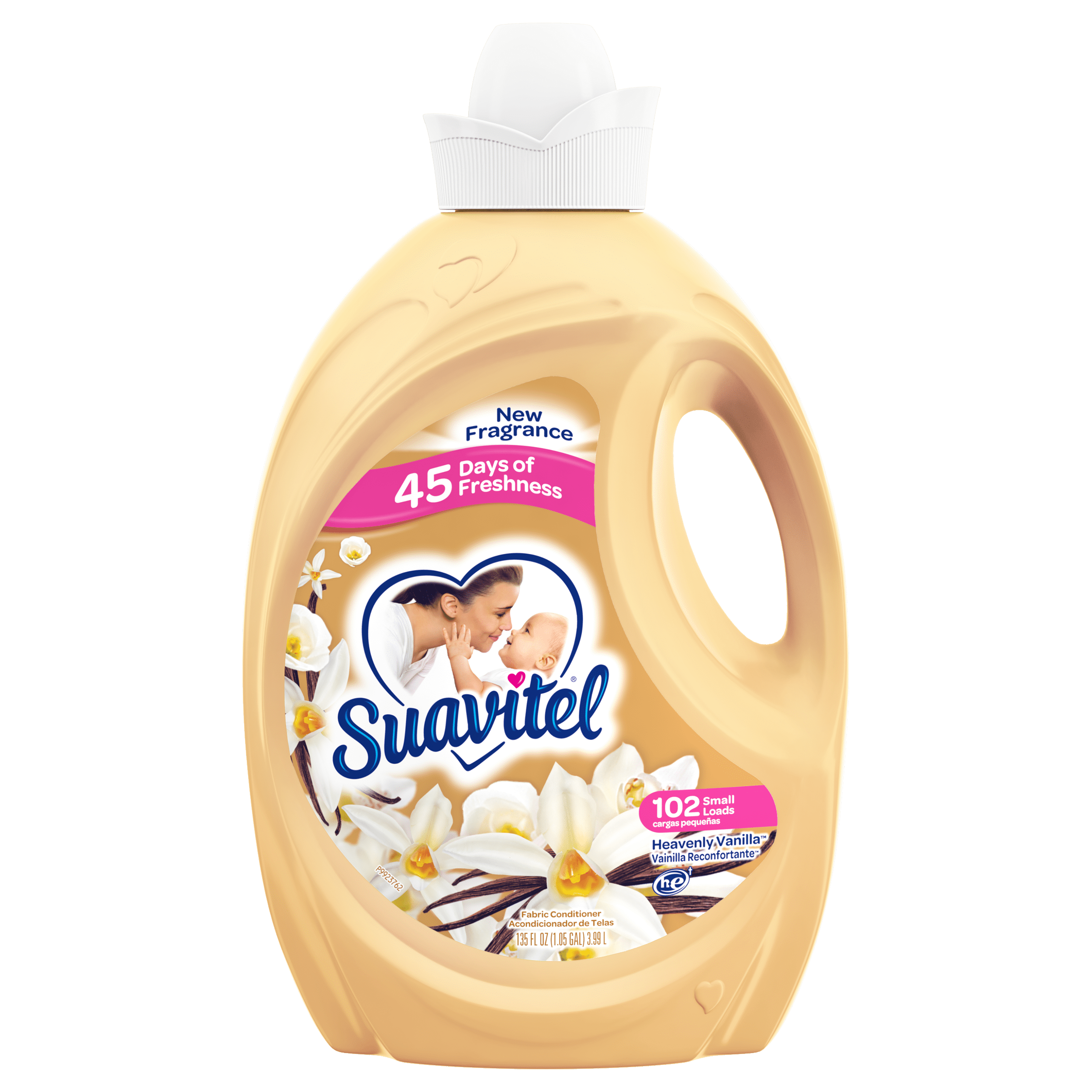 Suavitel Fabric Softener, Vanilla 135 fluid ounce