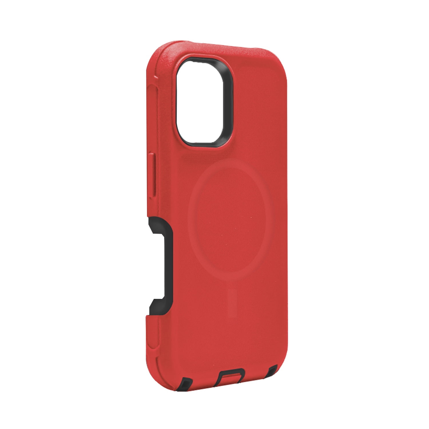 Duual Pro Protector Case with Magsafe for iPhone 17 Pro - Red & Black