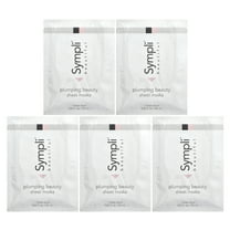 Sympli Beautiful Plumping Beauty Sheet Mask, 5 Sheet Masks, 0.85 fl oz (25 ml) Each
