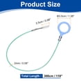 thumbnail image 2 of Uxcell 3pcs Flexible Drain Clog Remover Tool 0.08" Dia. 118" for Kitchen Toilet Bathtub, 2 of 6