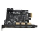 thumbnail image 2 of 5 PCIe 1x a la Tarjeta de Expansió USB 3XUSB3.0 2XTYPE C 19PIN 5 Tarjeta Adaptador de Expansió de Puertos para escritorio para PC, 2 of 7