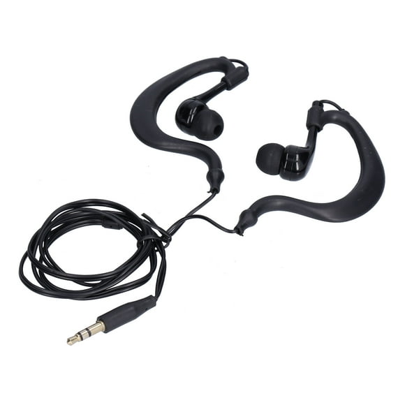 Swimming Headphones, Excellent Sound Quality Waterproof Earbuds 3.5mm Plug Waterproof Ergonomic Design For Running For Walking For Swimming Black