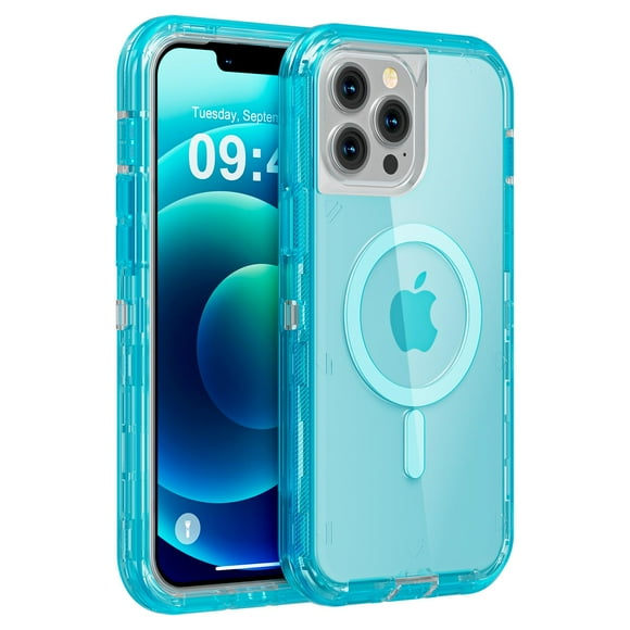 Funda de teléfono Follaroma para iPhone 12 Pro Max con MagSafe Blue