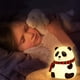 thumbnail image 4 of Luz de noche infantil, lámpara LED de panda para niñas y mujeres, recargable por USB, ideal para la habitación del bebé, decoración de dormitorio, regalo de cumpleaños (Panda sonriente), 4 of 5