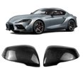 thumbnail image 1 of Real Carbon Fiber For A90 A91 2019-2022 Rearview Mirror Cover Cap Trim Sticker Styling, 1 of 2