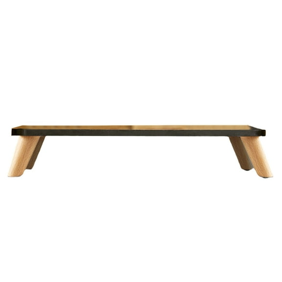 WINDLAND Strong Wooden Sound Stand Modern Retro Speaker Shelf Natural Wood Base Wooden Sound System Stand for Device M330