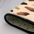 thumbnail image 5 of Area Rugs For Living Room Decor - Brown Beige Chocolate Print Soft Anti Slip Throw Washable Rugs 5x7 For Bedroom, Indoor Carpet For Bedroom Living Room 80x58In, 5 of 7