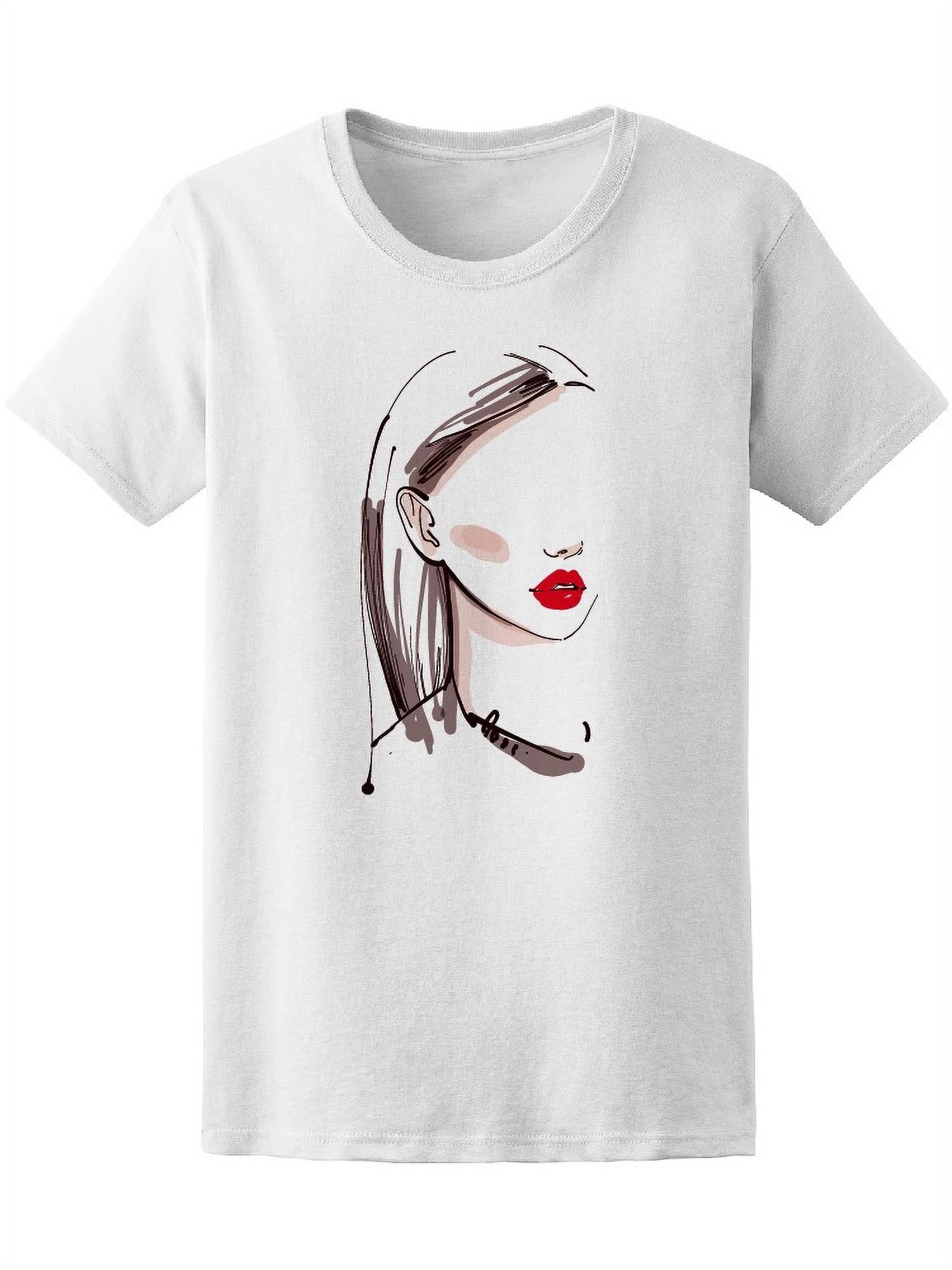 Woman Tight Tshirt Hand Drawn Sketch Icon Stock Illustration - Download  Image Now - T-Shirt, Women, Adult - iStock