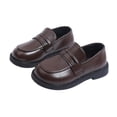 thumbnail image 6 of SBYOJLPB Childrens Classic Leather Loafers formal Dress Shoes for Kids Comfortable for School Wedding Party Shoes, 6 of 9
