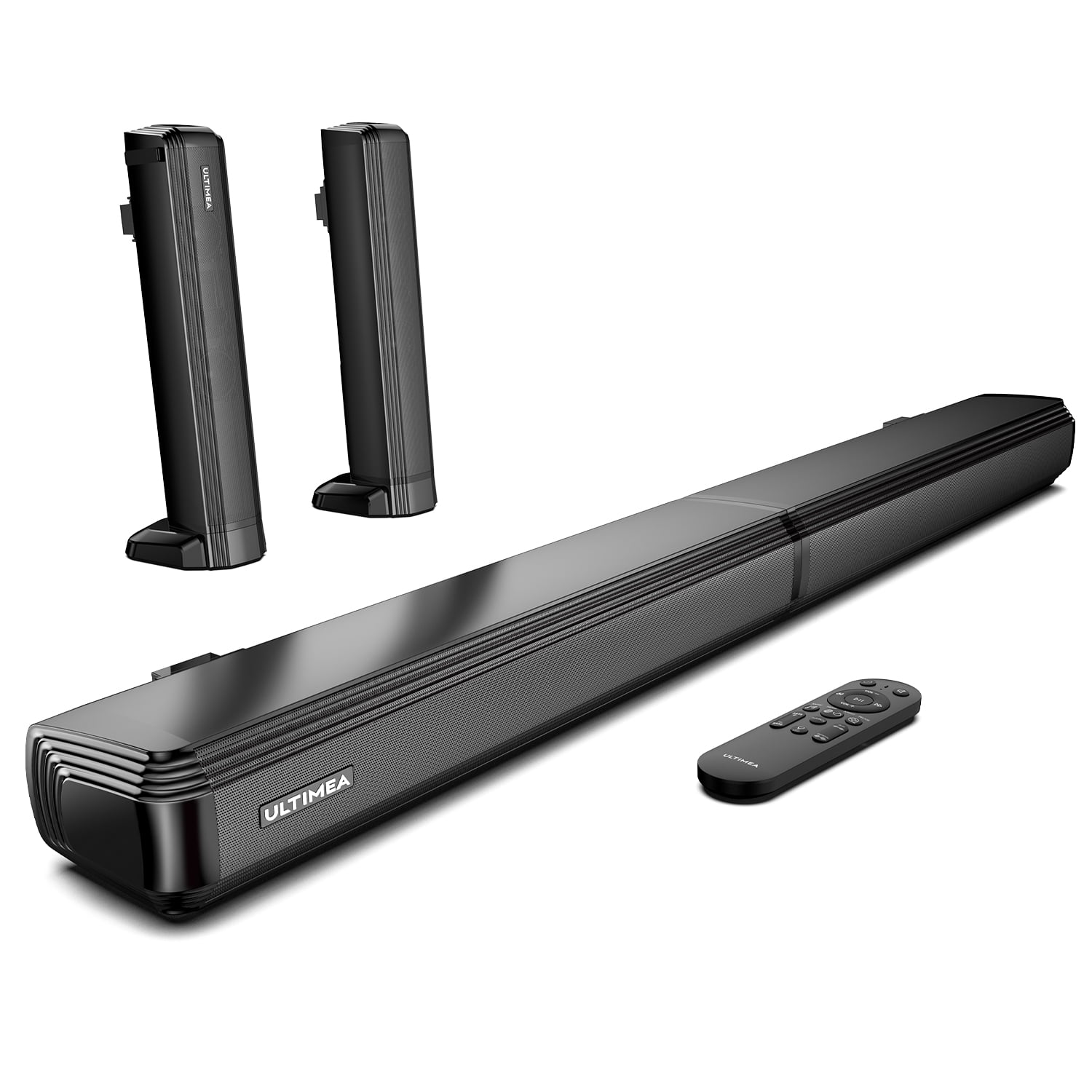 ULTIMEA 2.2ch Bar for TV, 2 in 1 Separable Speakers Design Soundbar for TV, Built-in 2 Tweeters and Woofers, Bluetooth 5.0 Sound Bars, ARC/Optical/Aux Home Theater Speakers, Wall Mount -