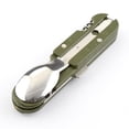thumbnail image 4 of Desmontable quatre en un Conjunto de cubiertos de Camping con cuchillo de tenedor abridor de botellas portátil de materi inoxidable de vajilla DYNWAVEMX cuchara y tenedor al aire libre, 4 of 8