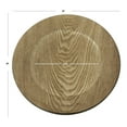 thumbnail image 4 of Koyal 4-pack Faux Wood Charger Plates, Walnut, 4 of 4