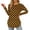 Gold, variant on Women's Tunic Tops Crew Neck Long Sleeve Side Split Curved Hem Plaid T Shirts Casual Loose Tee Blouses(Gold,Medium)