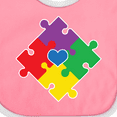 thumbnail image 4 of Inktastic Autism Awareness Month Puzzle Boys or Girls Baby Bib, 4 of 4