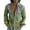 Green, variant on Mens Boho Hawaiian Hippie Patterned Shirt Retro Casual Button Down Top Vacation Holiday Resort Outfit Blouse