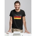 thumbnail image 2 of Brush Painting Of Germany Flag T-Shirt Men -Image by Shutterstock, Male XX-Large, 2 of 4